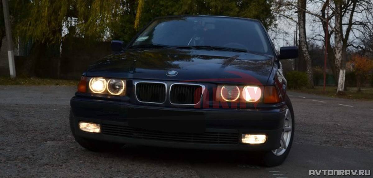 Ангельские глазки + блоки комплект ALS BMW E39 E38 E46 E36 белые 6пр отзывы