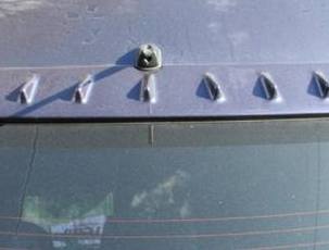 Козырек Evo 9-зубьев на крышу для Mitsubishi Lancer 10(X)