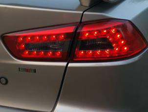 Задние светодиодные фонари Audi Style для Mitsubishi Lancer 10(X)