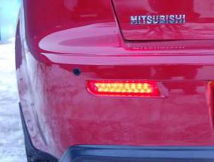 Светодиодные катафоты в задний бампер для Mitsubishi Lancer 10(Х)