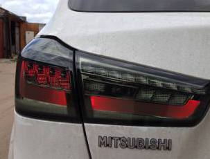 Задние светодиодные фонари Evil тонированные  для Mitsubishi ASX