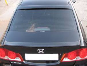 Козырек Sport на заднее стекло для Honda Civic 4D (8) 