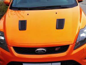 Жабры RS Style на капот  для Ford Focus 2