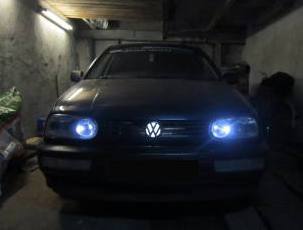 Подсветка логотипа VW (белого цвета)