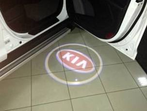 Проекция логотипа Kia