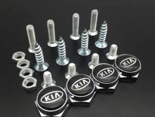 Крепеж номерных знаков с логотипом Kia