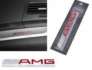 Шильдик (стикер) AMG для Mercedes-Benz (Самоклеящийся)