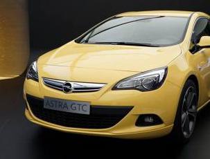 Юбка OPC на передний бампер для Opel Astra J GTC