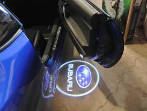 Проекция логотипа Subaru 