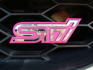 Шильдик STI с креплением для Subaru