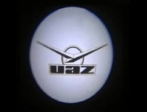 Проекция логотипа UAZ