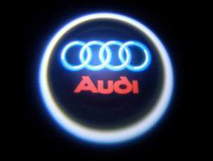 Проекция логотипа Audi Blue