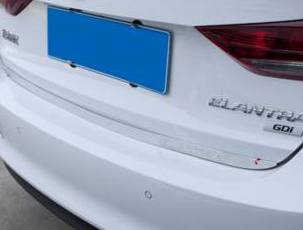 Накладка на нижнюю кромку крышки багажника Chrome для Hyundai Elantra 6 (AD) (Дорестайлинг)