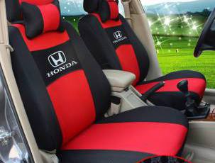 Чехлы на сидения с логотипом Honda для Honda Civic 4D (8)