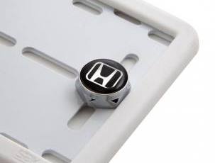 Крепеж номерных знаков с логотипом Honda (Black)