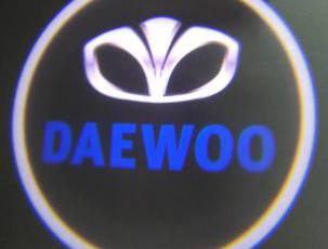 Проекция логотипа Daewoo 
