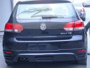 Юбка R-Sport на задний бампер для Volkswagen Golf 6