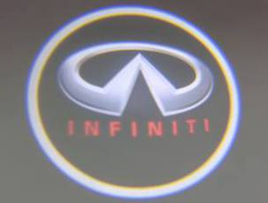 Проекция логотипа Infiniti 