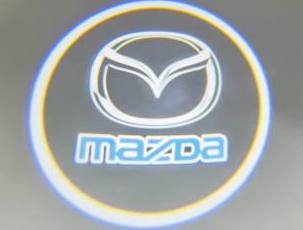 Проекция логотипа Mazda