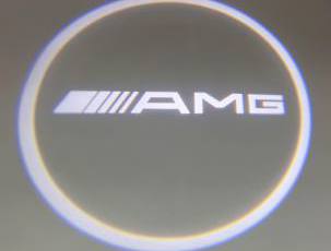 Проекция логотипа AMG для Mercedes-Benz 