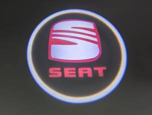 Проекция логотипа Seat